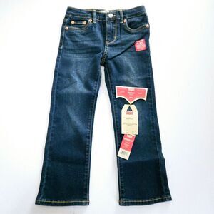 Levi's Boys Size 5 Regular Bootcut Jeans Kids Jeans Dark Denim Blue